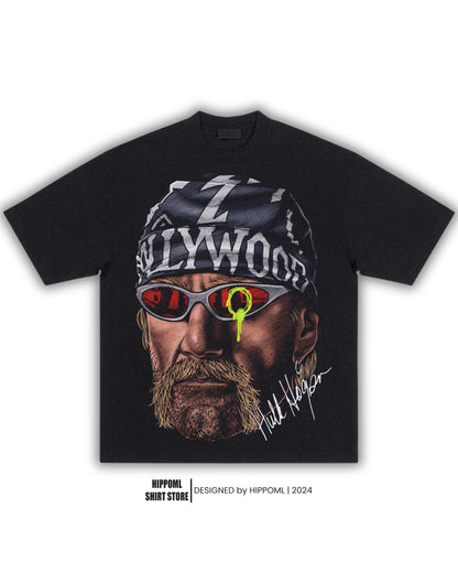 "Hollywood" Big Face Art T-Shirt