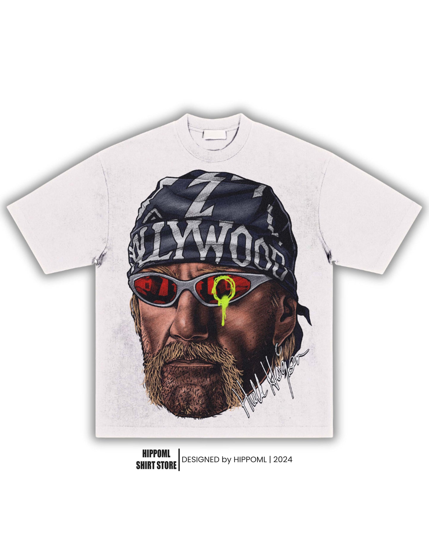 "Hollywood" Big Face Art T-Shirt