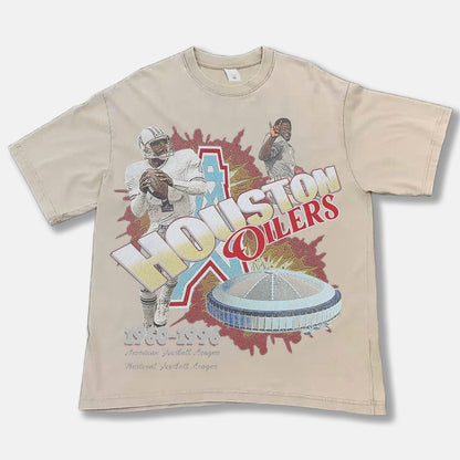 Houston Oilers Font Graphic Tee