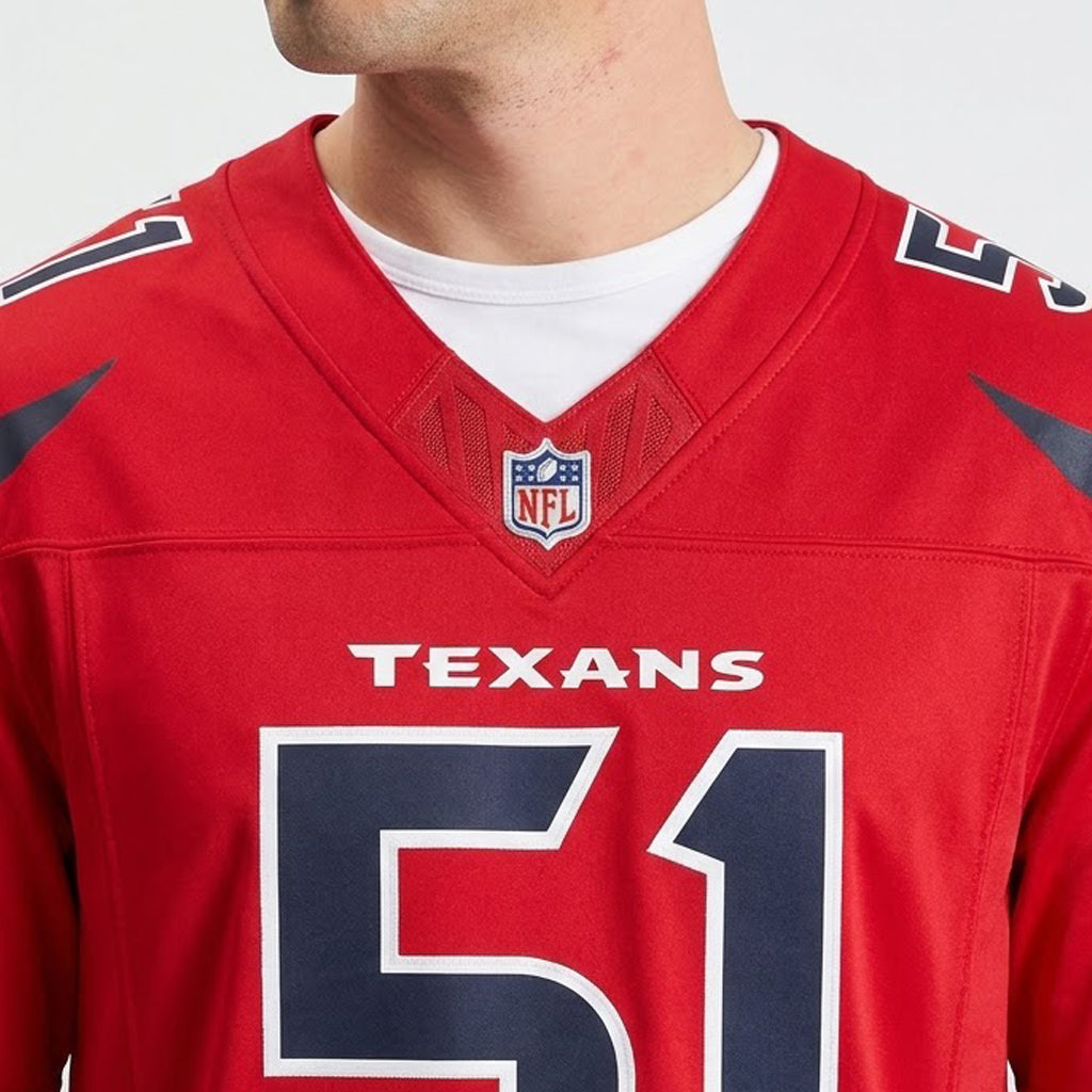 Houston Texans Jersey Alternate Vapor F.U.S.E. Limited Jersey 2026 - Red