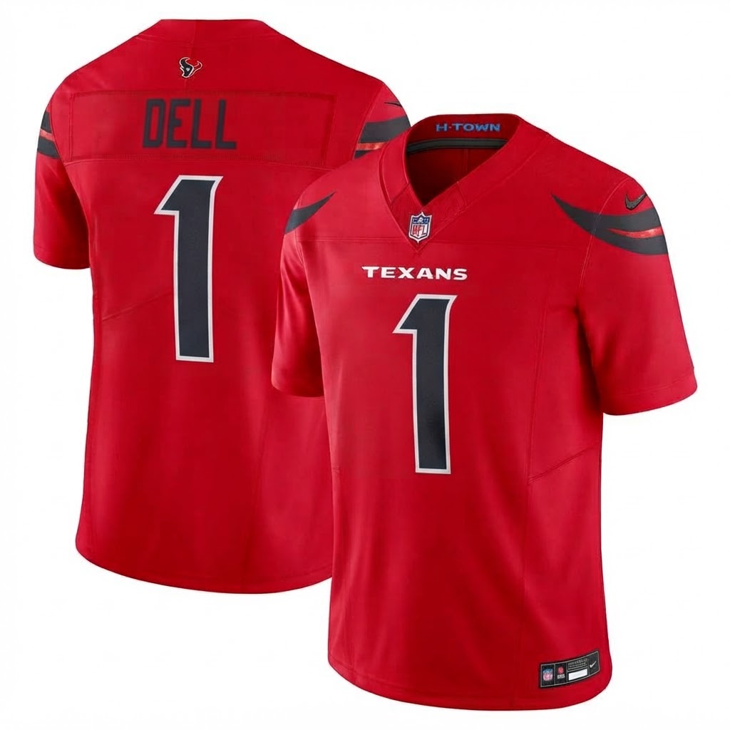 Houston Texans Jersey Alternate Vapor F.U.S.E. Limited Jersey 2026 - Red