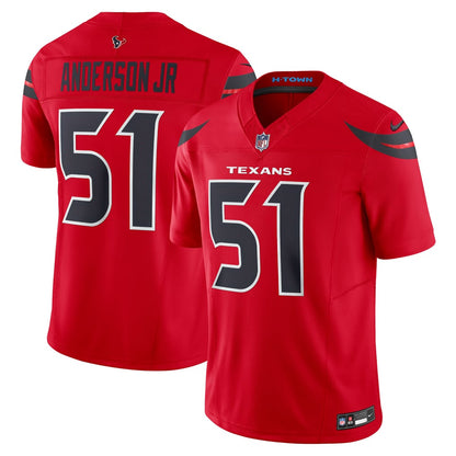 Houston Texans Jersey Alternate Vapor F.U.S.E. Limited Jersey 2026 - Red