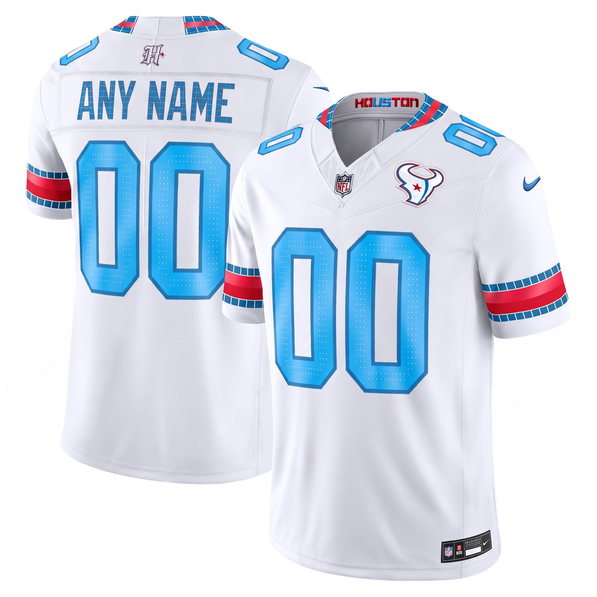 Houston Texans Jersey 2026 Rivalries Collection Stitched Limited Jersey - White