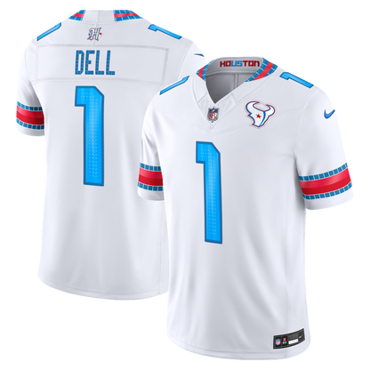 Houston Texans Jersey 2026 Rivalries Collection Stitched Limited Jersey - White