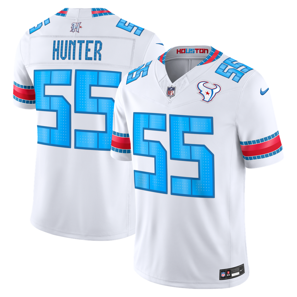 Houston Texans Jersey 2026 Rivalries Collection Stitched Limited Jersey - White
