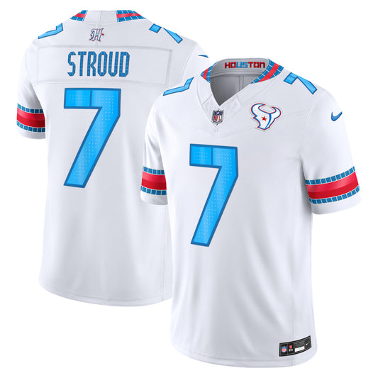 Houston Texans Jersey 2026 Rivalries Collection Stitched Limited Jersey - White