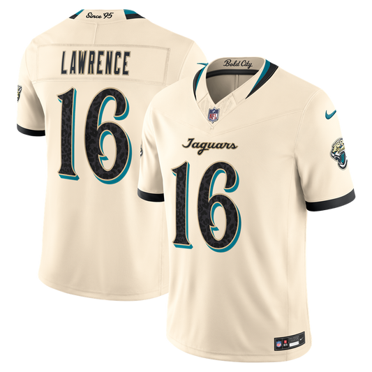 Jacksonville Jaguars Jersey 2026 Rivalries Collection Stitched Limited Jersey - Natural