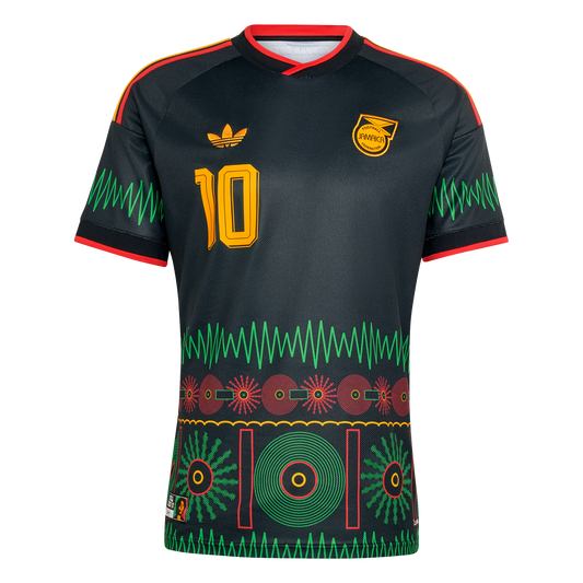 Jamaica World Cup 2026 x Bob Marley #10 Men's Away Stadium Jersey