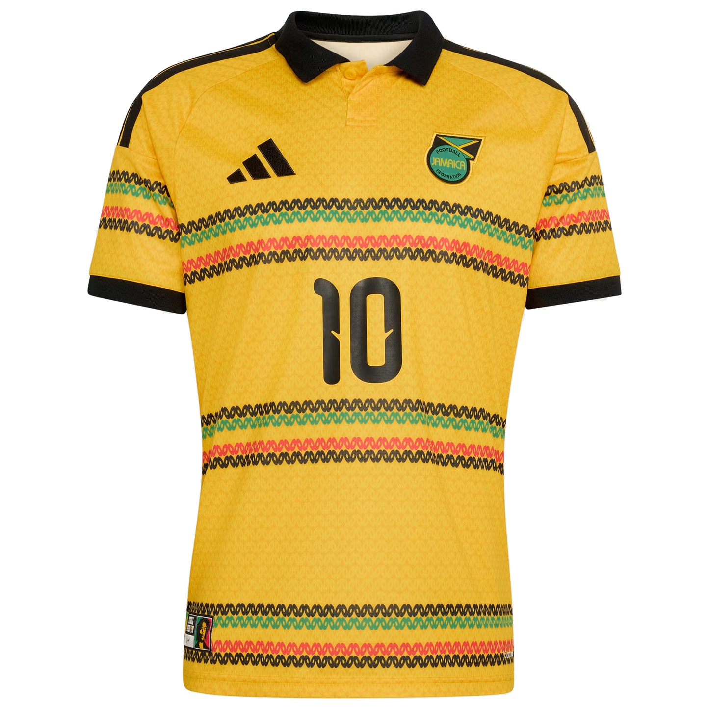 Jamaica World Cup 2026 x Bob Marley #10 Men's Home Stadium Jersey