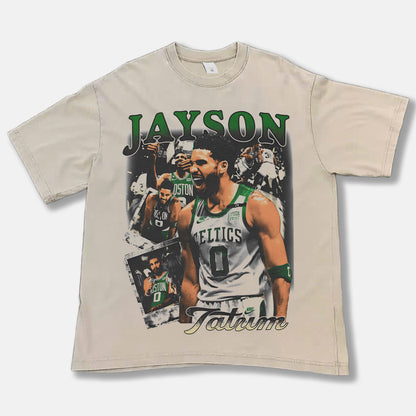 Jayson Tatum 0 Font Graphic Tee