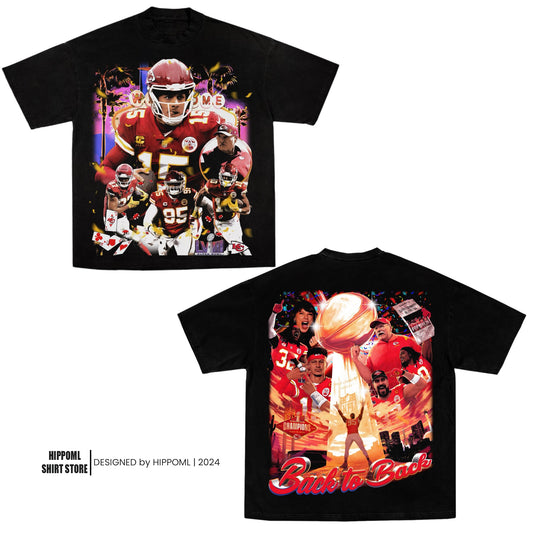 KANSAS CITY CHIEFS - BACK TO BACK TEE