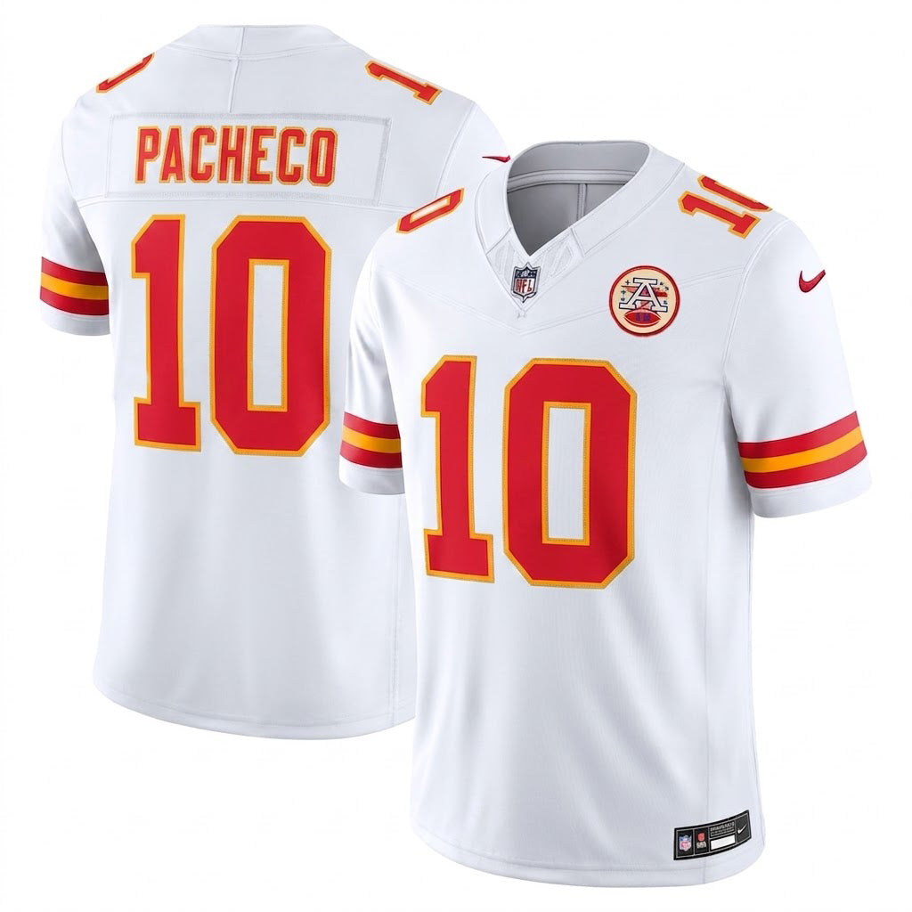Kansas City Chiefs Jersey Away Jersey 2026 White