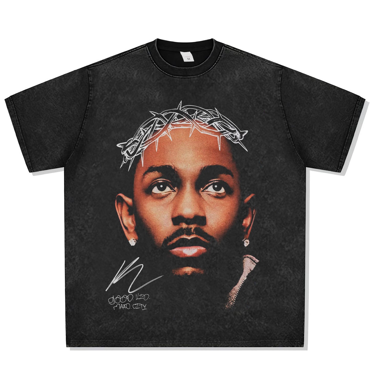 Kendrick Lamar Big Face 2 Font Graphic Tee