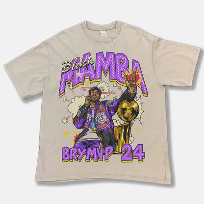 Kobe Bryant MVP Font Graphic Tee