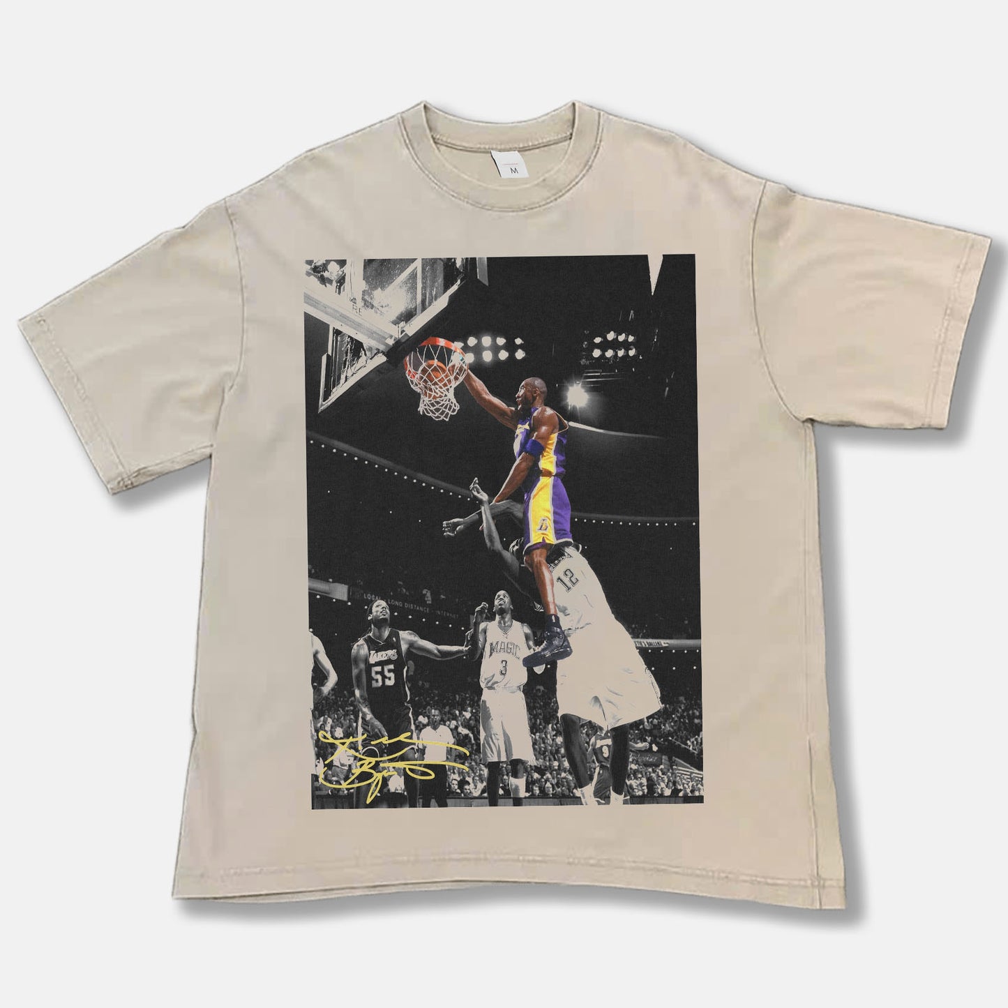 Kobe Bryant Signature Moment Font Graphic Tee