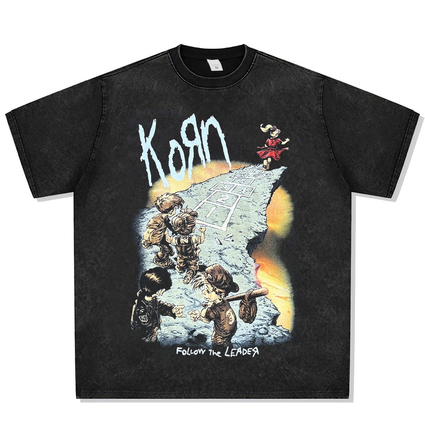 Korn Follow The Leader Font Graphic Tee