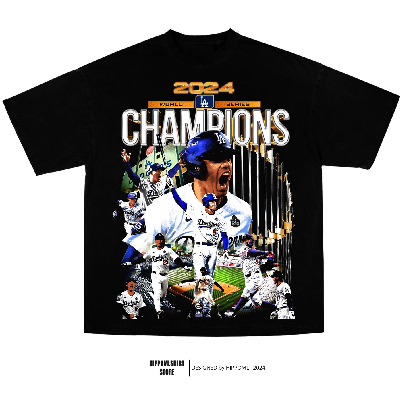 LA DODGERS WS CHAMPS TEE