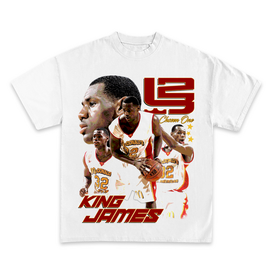 LEBRON JAMES 2003 ALL-AMERICAN GAME MVP T-SHIRT