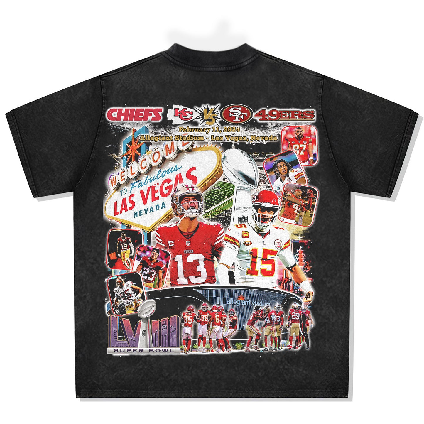 LVIII Super Bowl Font Graphic Tee