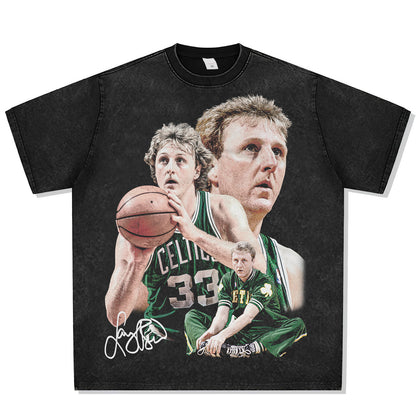 Larry Bird Font Graphic Tee