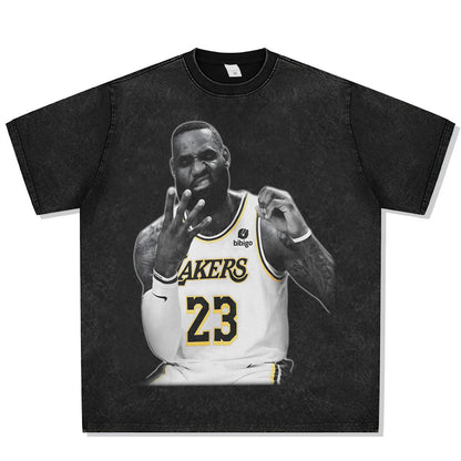 Lebron James 40K Font Graphic Tee