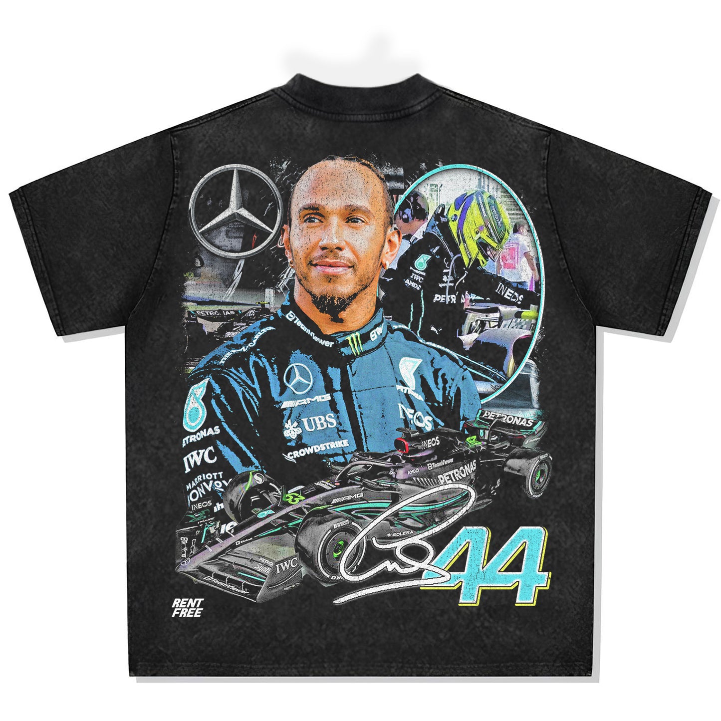 Lewis Hamilton Font Graphic Tee