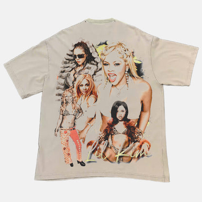 Lil KiM Font Graphic Tee