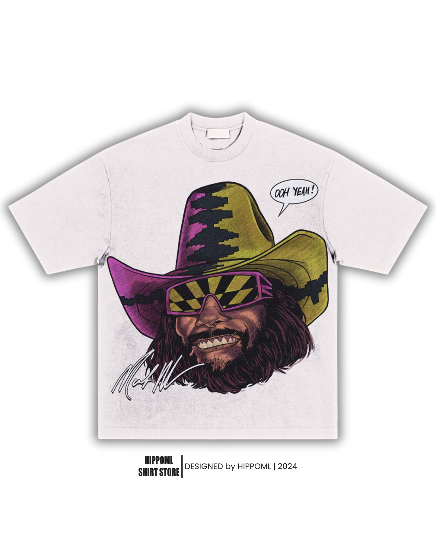 "Macho Man" Big Face Art T-Shirt