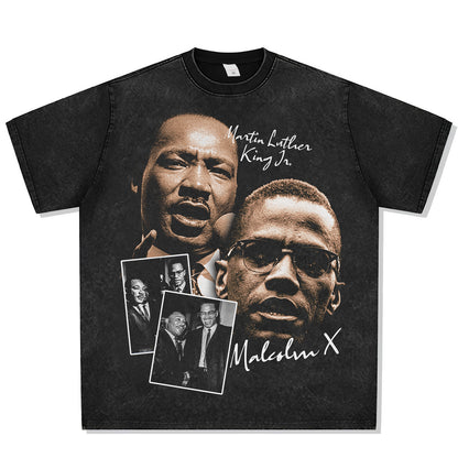 Martin and Malcolm Font Graphic Tee