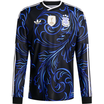 Men's Argentina Away World Cup 2026 Long Sleeve Jersey