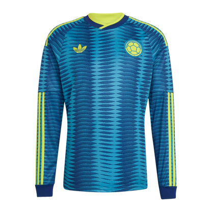 Men's Colombia Away World Cup 2026 Long Sleeve Jersey