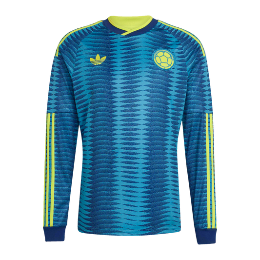 Men's Colombia Away World Cup 2026 Long Sleeve Jersey