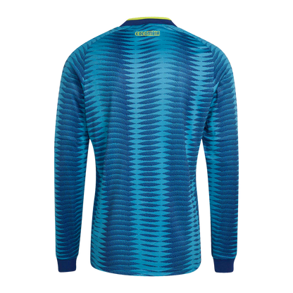 Men's Colombia Away World Cup 2026 Long Sleeve Jersey