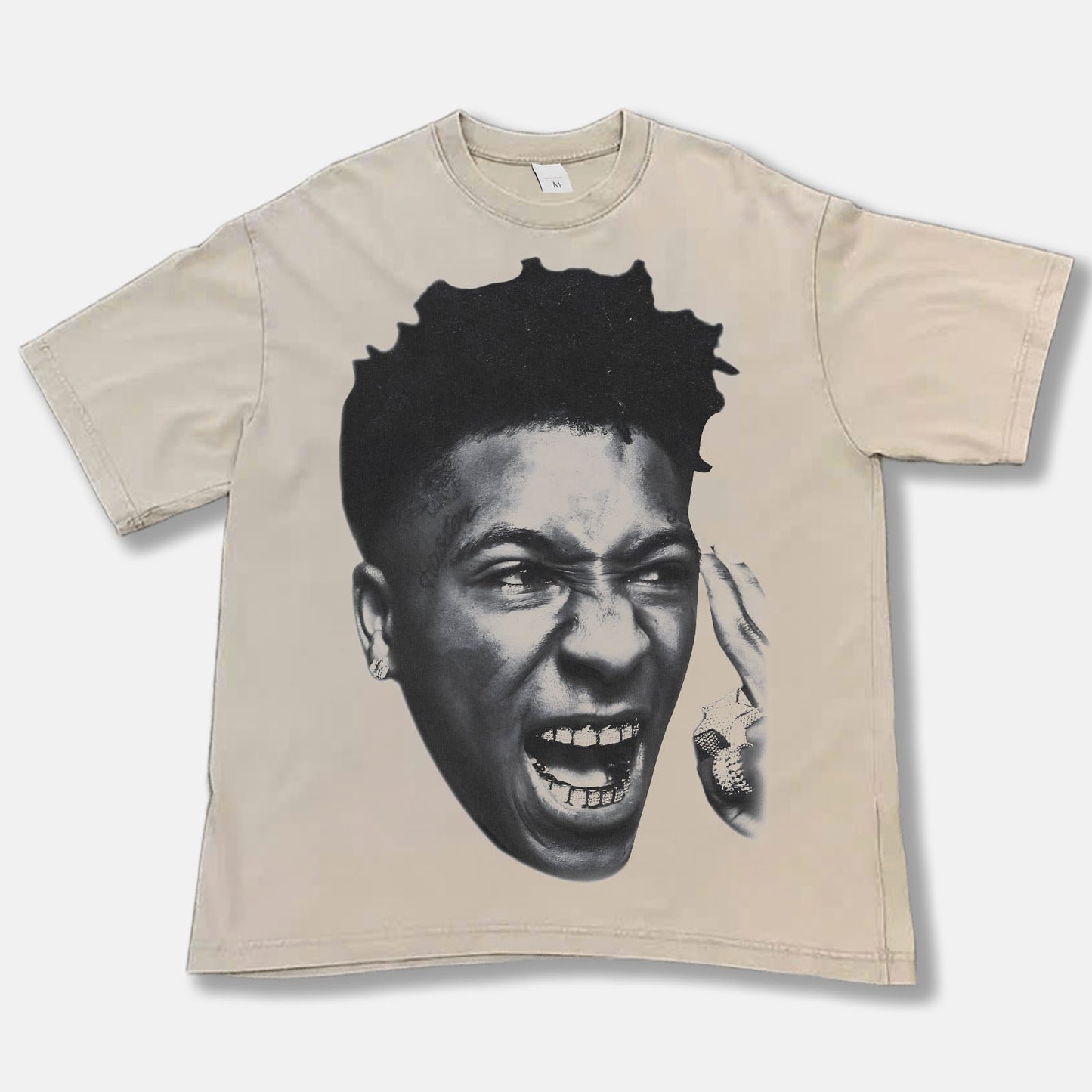 NBA Youngboy Big Face 2 Font Graphic Tee