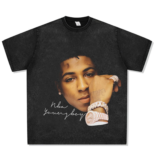 NBA Youngboy "Big Face" Font Graphic Tee