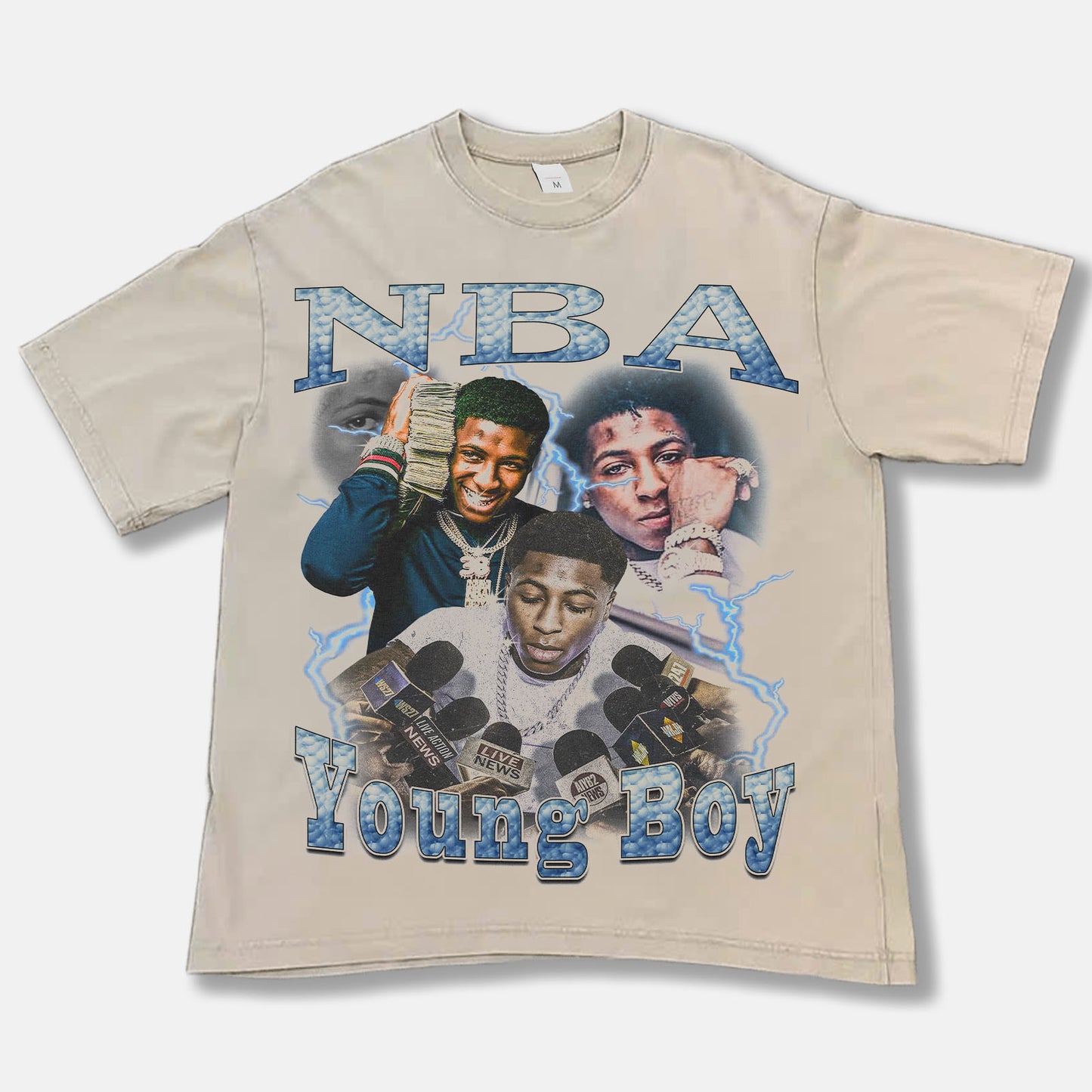 NBA Youngboy News Font Graphic Tee