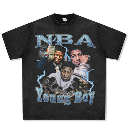 NBA Youngboy News Font Graphic Tee