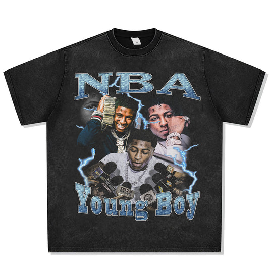 NBA Youngboy News Font Graphic Tee