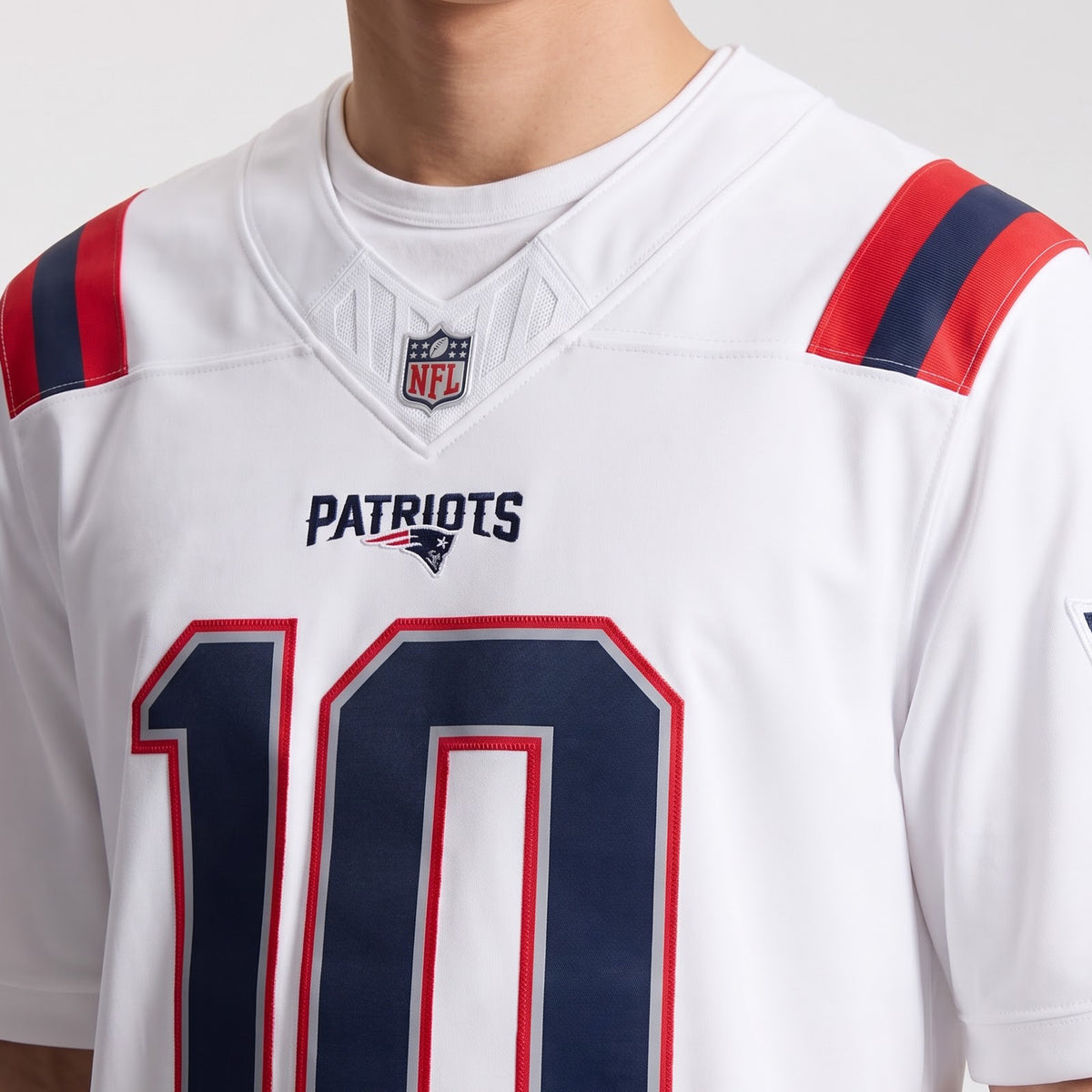 New England Patriots Jersey 2026 Team Away Limited Jersey - White