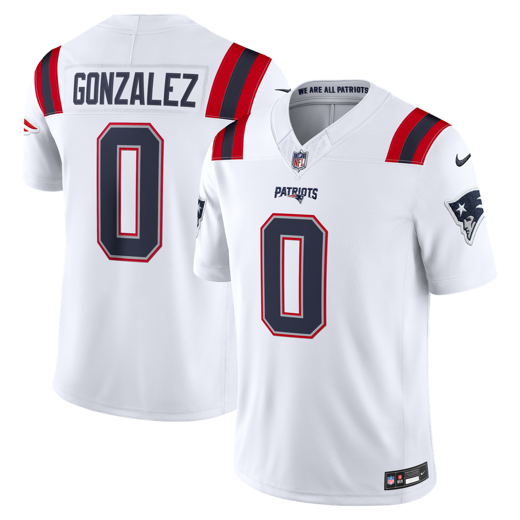 New England Patriots Jersey 2026 Team Away Limited Jersey - White