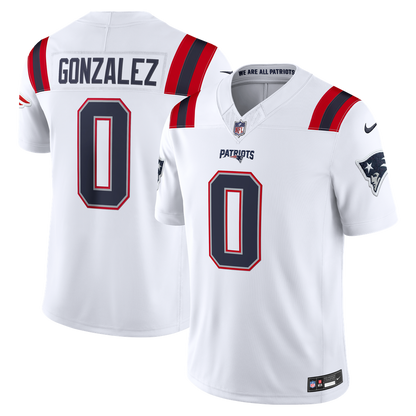 New England Patriots Jersey 2026 Team Away Limited Jersey - White