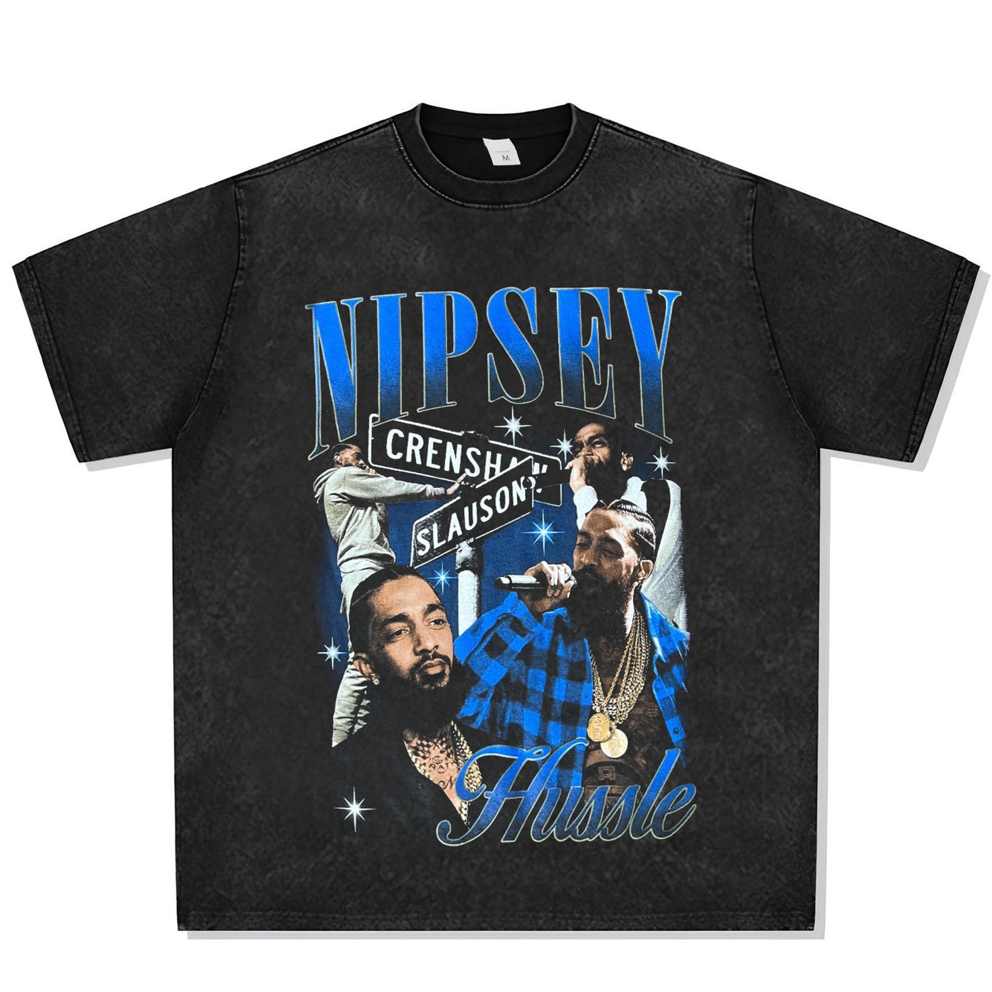 Nipsey Crenshaw Slauson Font Graphic Tee