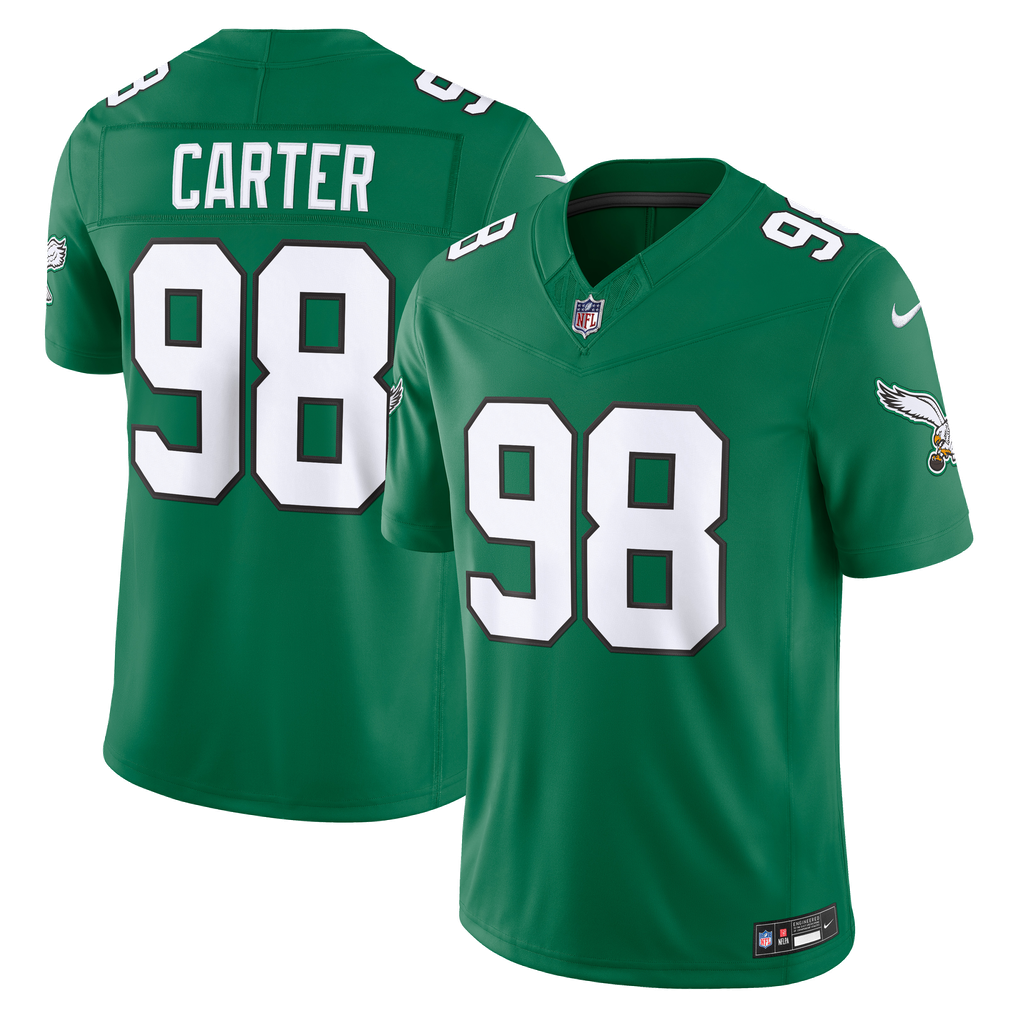 Philadelphia Eagles Jersey Vapor F.U.S.E. Throwback Limited Jersey 2026 - Kelly Green