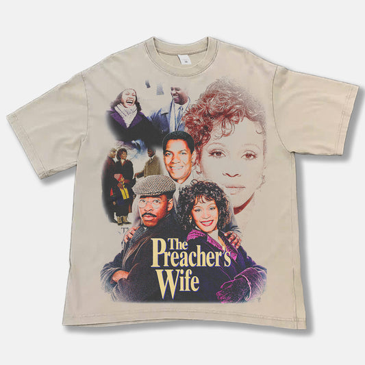 Preachers Wife Font Graphic Tee