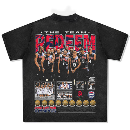 Redeem Team Font Graphic Tee