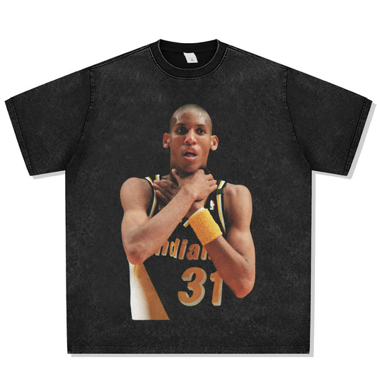 Reggie Miller Choke Font Graphic Tee