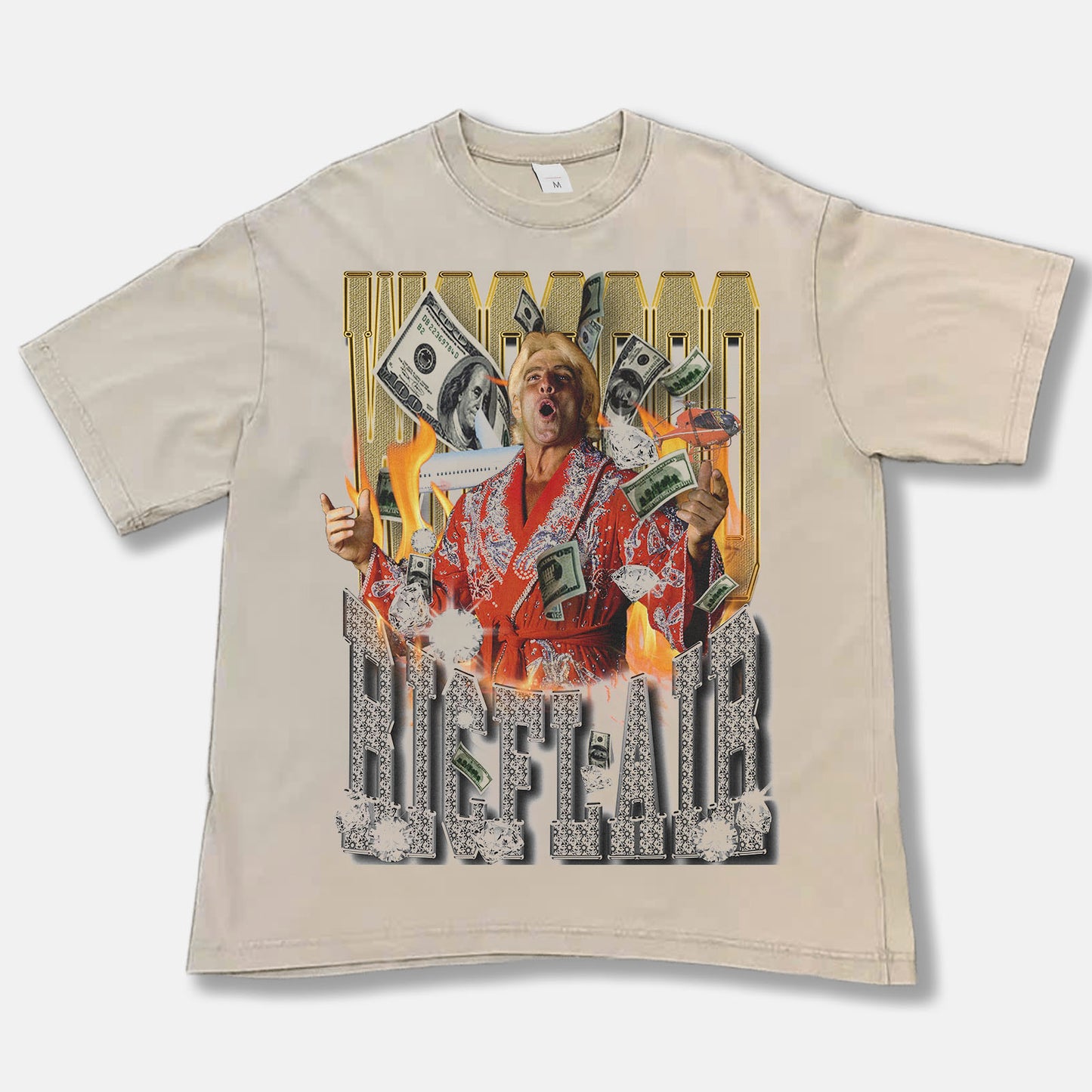 Ric Flair Woooo Font Graphic Tee