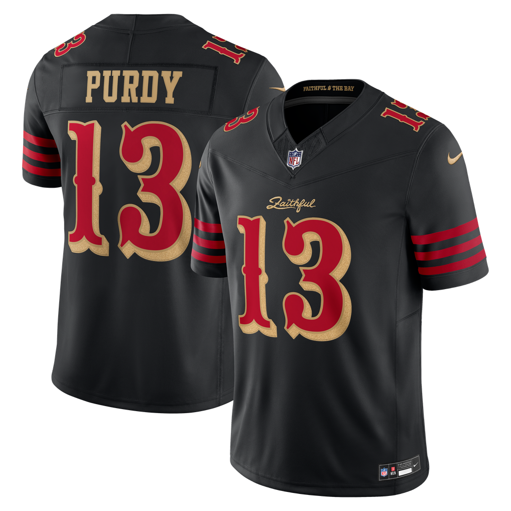 San Francisco 49ers Jersey 2026 Rivalries Collection Stitched Limited Jersey - Black