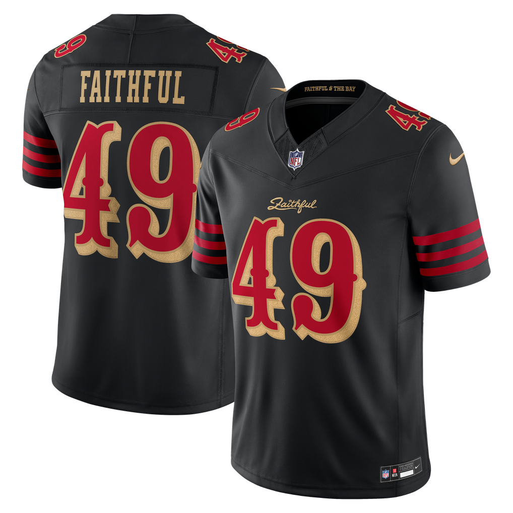 San Francisco 49ers Jersey 2026 Rivalries Collection Stitched Limited Jersey - Black