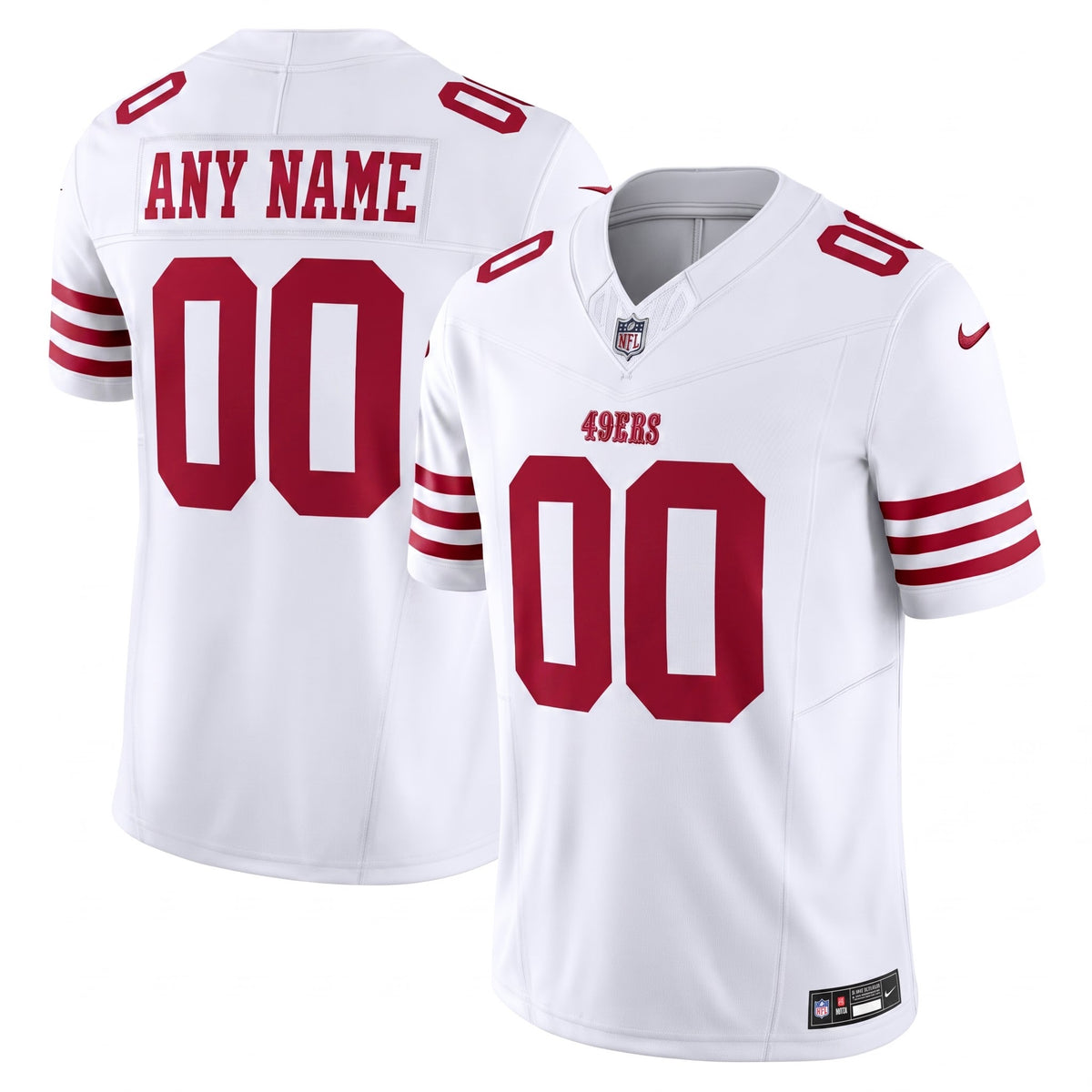 San Francisco 49ers Jersey 2026 Away Vapor F.U.S.E. Stitched Limited Jersey - White